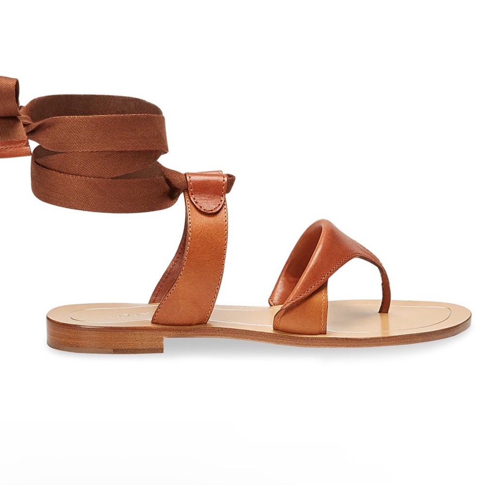 Sarah Flint Grear Sandals in Saddle Vachetta